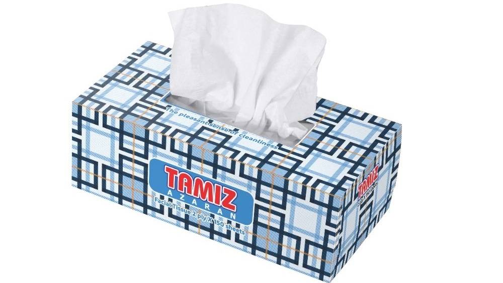 دستمال کاغذی چهارخونه برند تمیز دستمال کاغذی چهارخونه برند تمیز